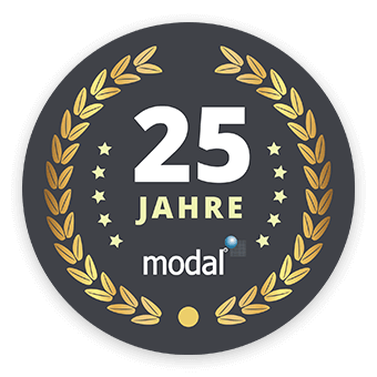 Auszeichnung 25 Jahre modal